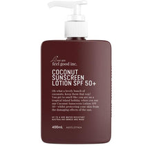Load image into Gallery viewer, WAFGI Coconut Sunscreen Lotion  SPF50+ 400ml
